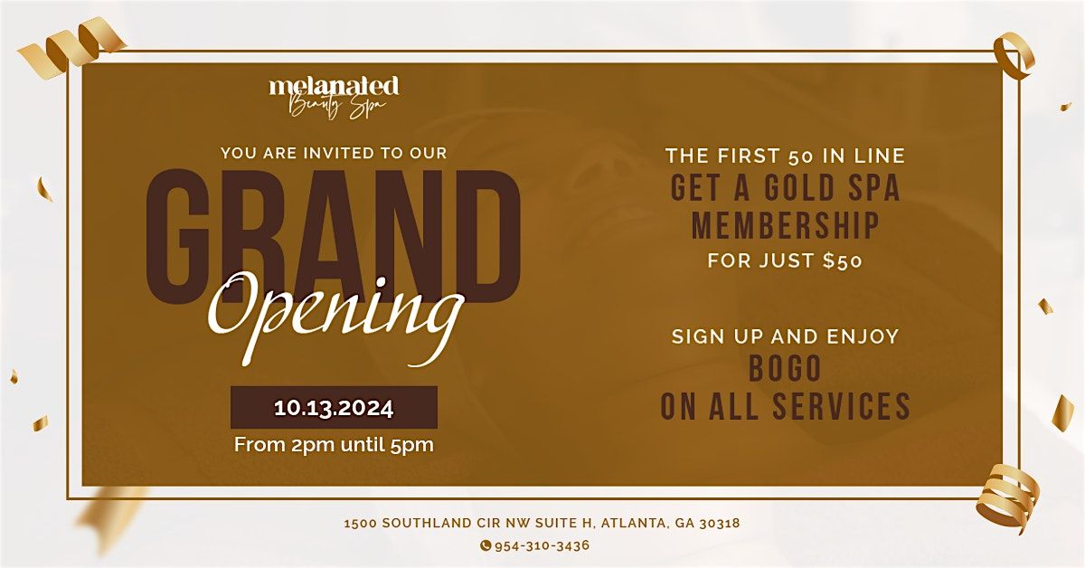 Melanated Beauty Spa Atlanta Grand Opening