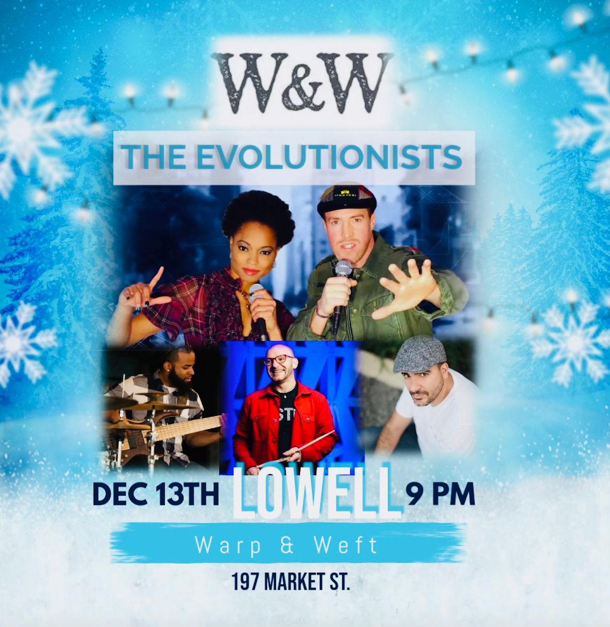 The Evolutionists Winter Jam at Warp & Weft \u26c4\ufe0f 