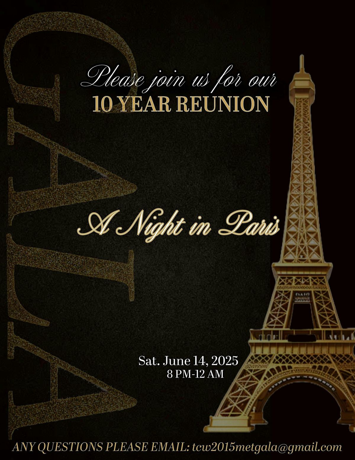 10 Year Reunion: A Night in Paris