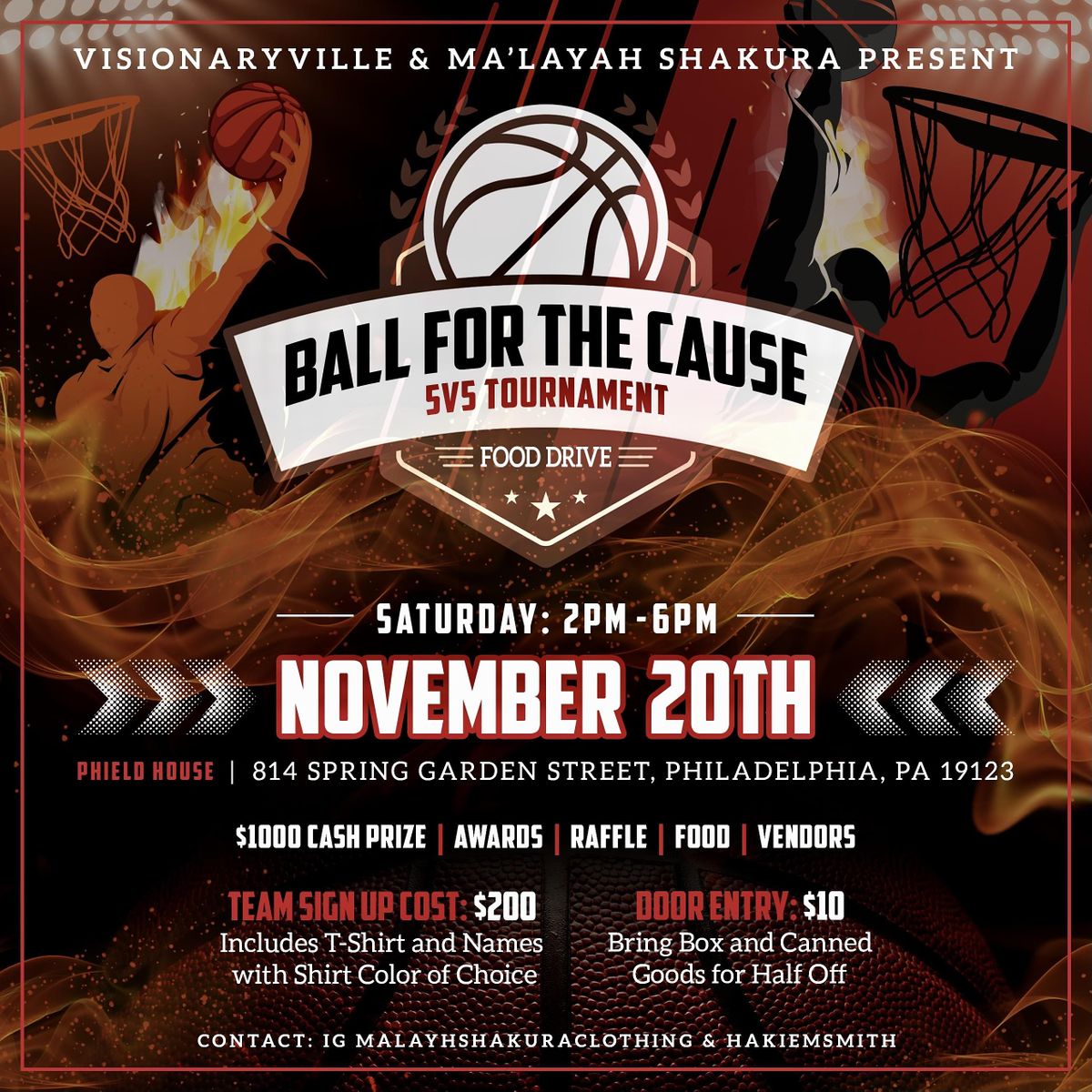 Ball 4 The Cause 5v5 tournament and vending event