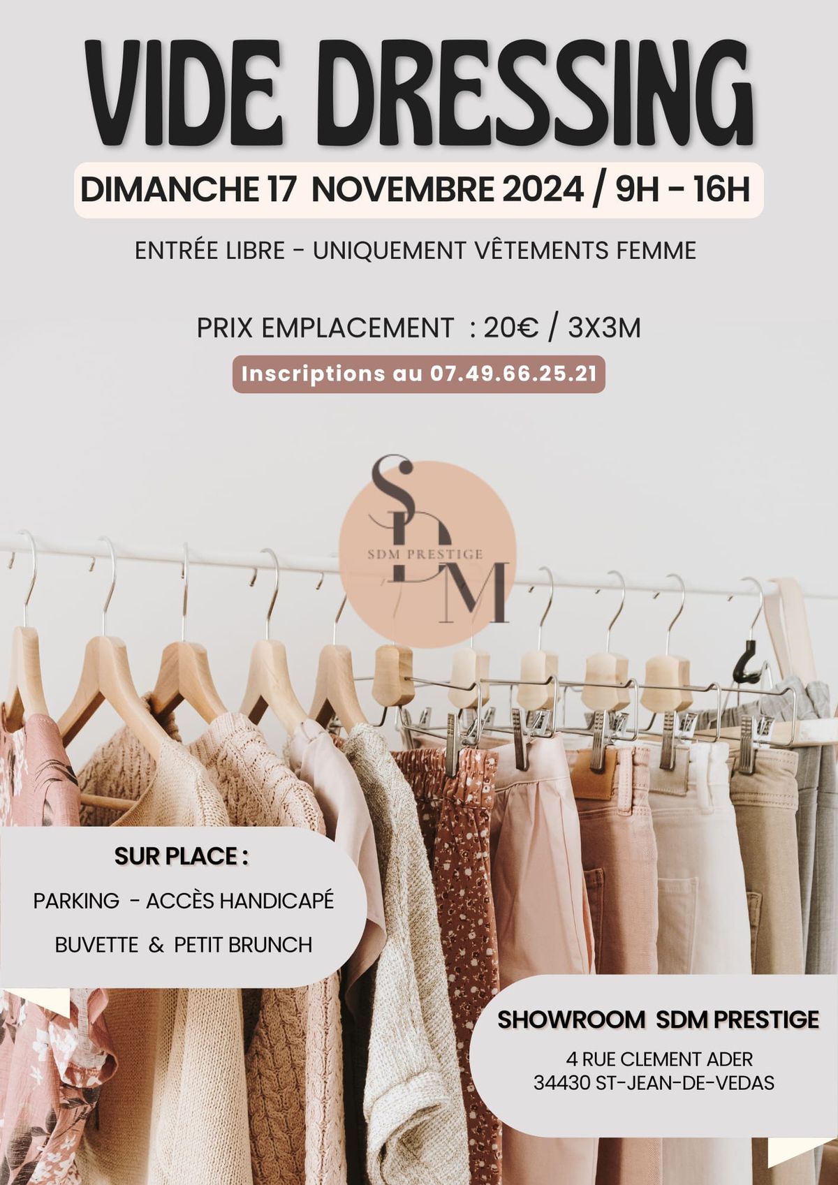 Vide dressing 