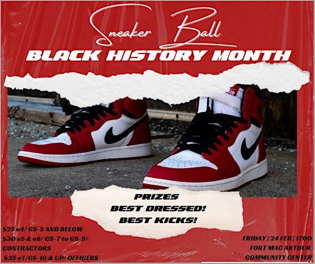 Los Angeles AFB 2023 Black History Month Sneaker Ball