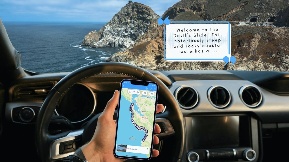 Pacific Coast Hwy b\/w San Fran & Monterey Smartphone Audio Driving Tour