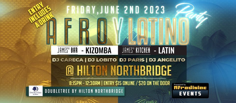 Afro Y Latino - 2 Room Edition-June 2023!