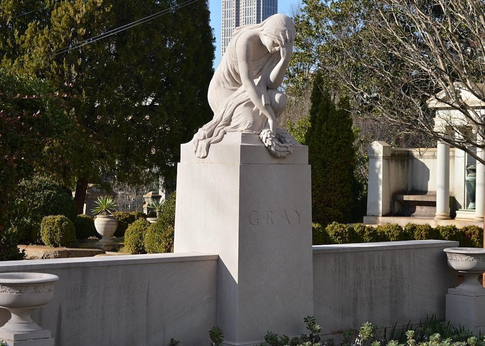 Victorian Symbolism, Oakland Cemetery, Atlanta, 27 March 2022