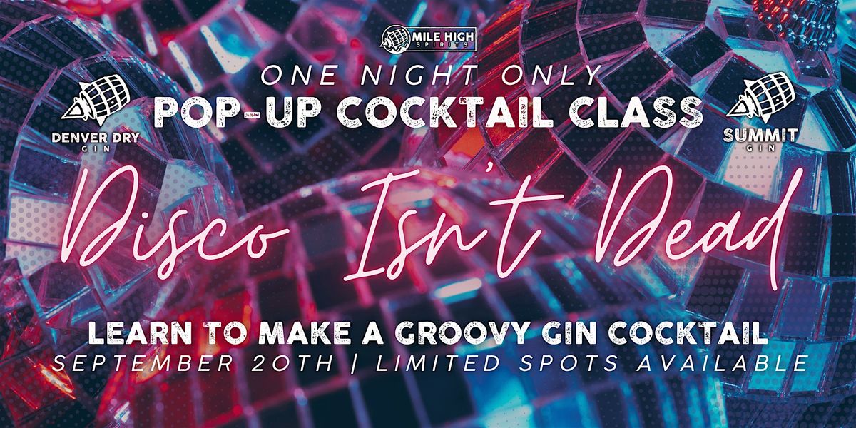 Pop-Up GIN-Based Cocktail Class