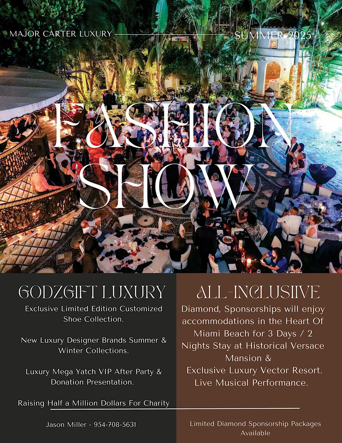 Major Carter Luxury Fashion Show Fundraiser