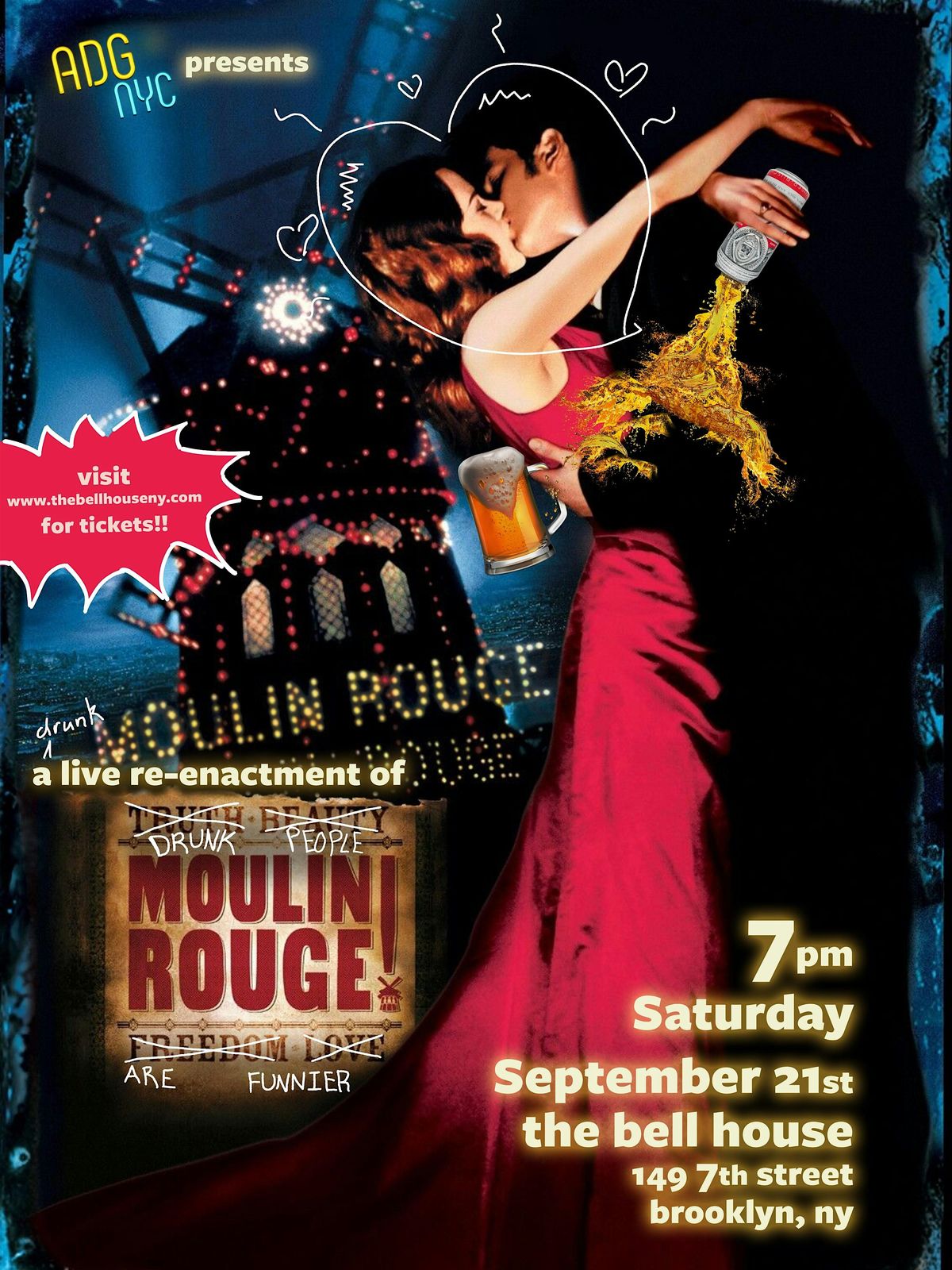 A Drinking Game NYC: Moulin Rouge!