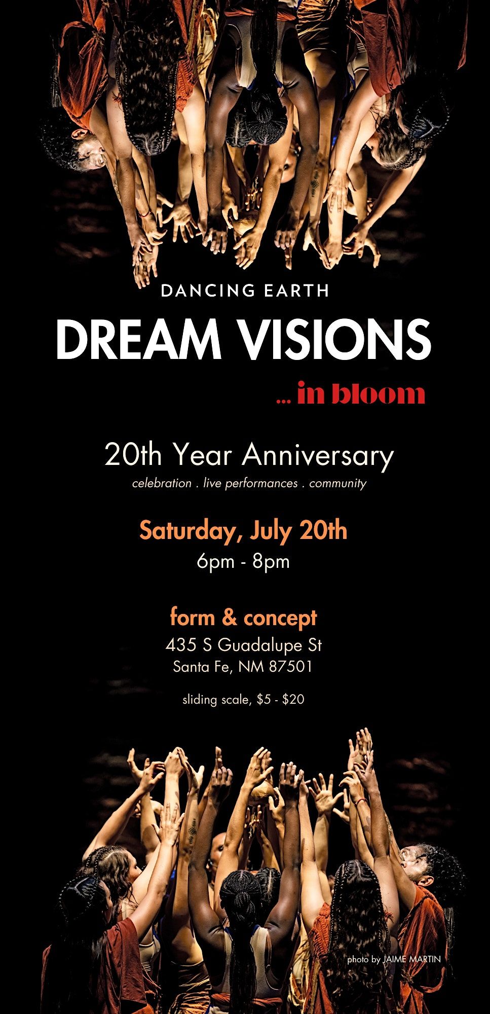 Dancing Earth's 20th Year Anniversary "DREAM VISIONS\u2026 in bloom"