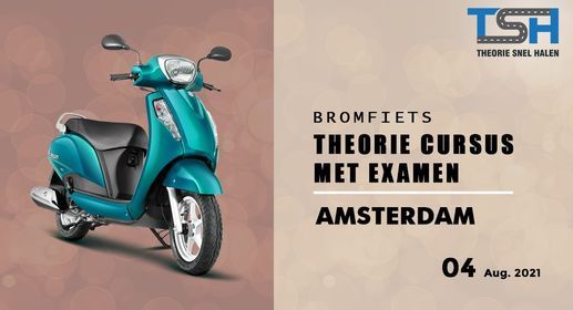 Amsterdam-Brommer theoriecursus 4 augustus 2021 (Alles op 1 Dag)