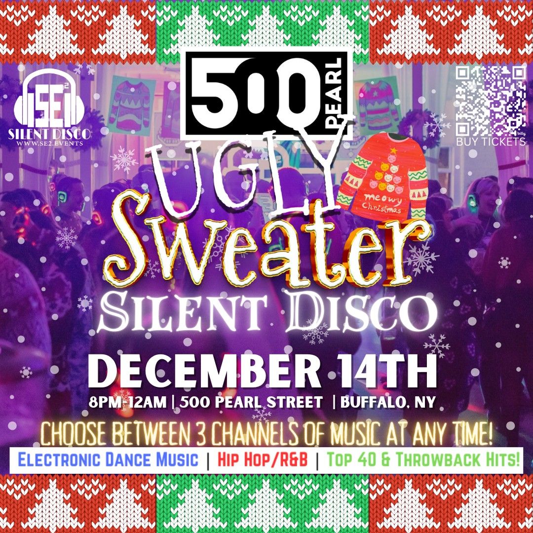 Ugly Sweater Christmas Silent Disco at 500 Pearl! - 12\/14\/24