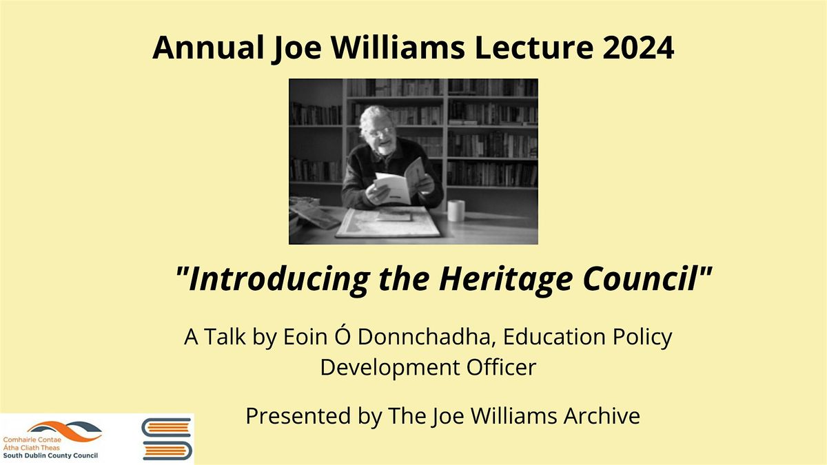 Annual Joe Williams Lecture 2024