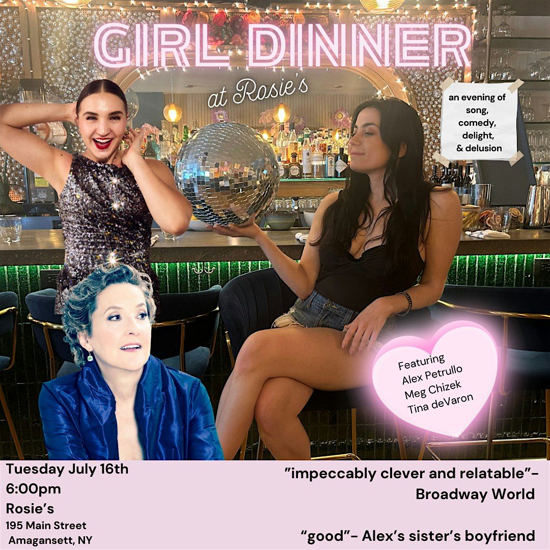 GIRL DINNER: An evening of delight and delusion female variety show