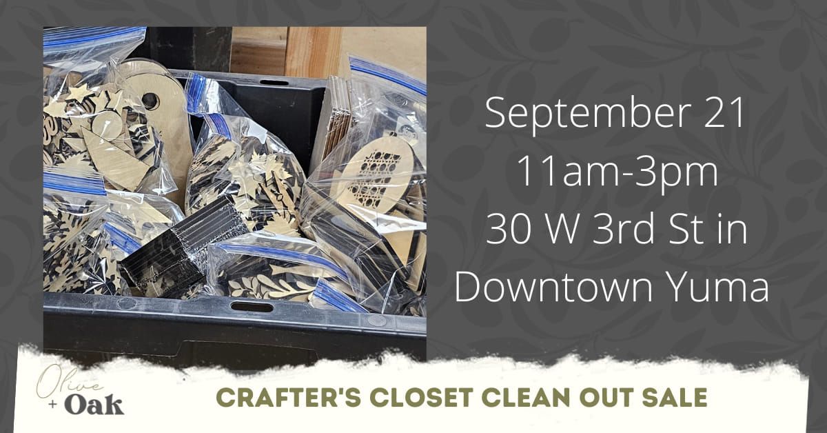 Crafter's Closet Clean Out Sale @ Olive + Oak