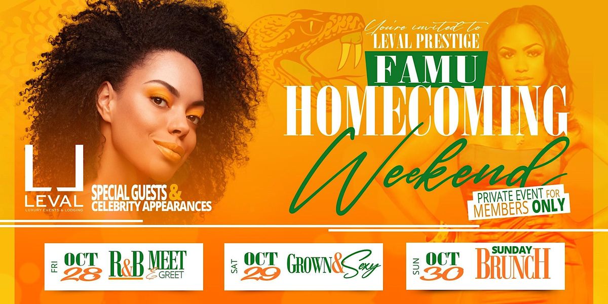 LEVAL Prestige FAMU Weekend Events Membership Required