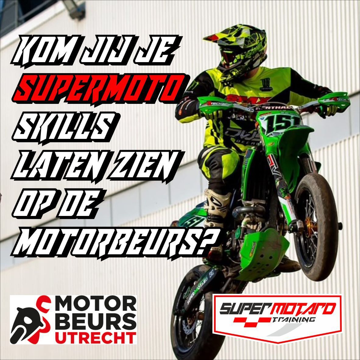 Supermoto demo MOTORBeurs Utrecht