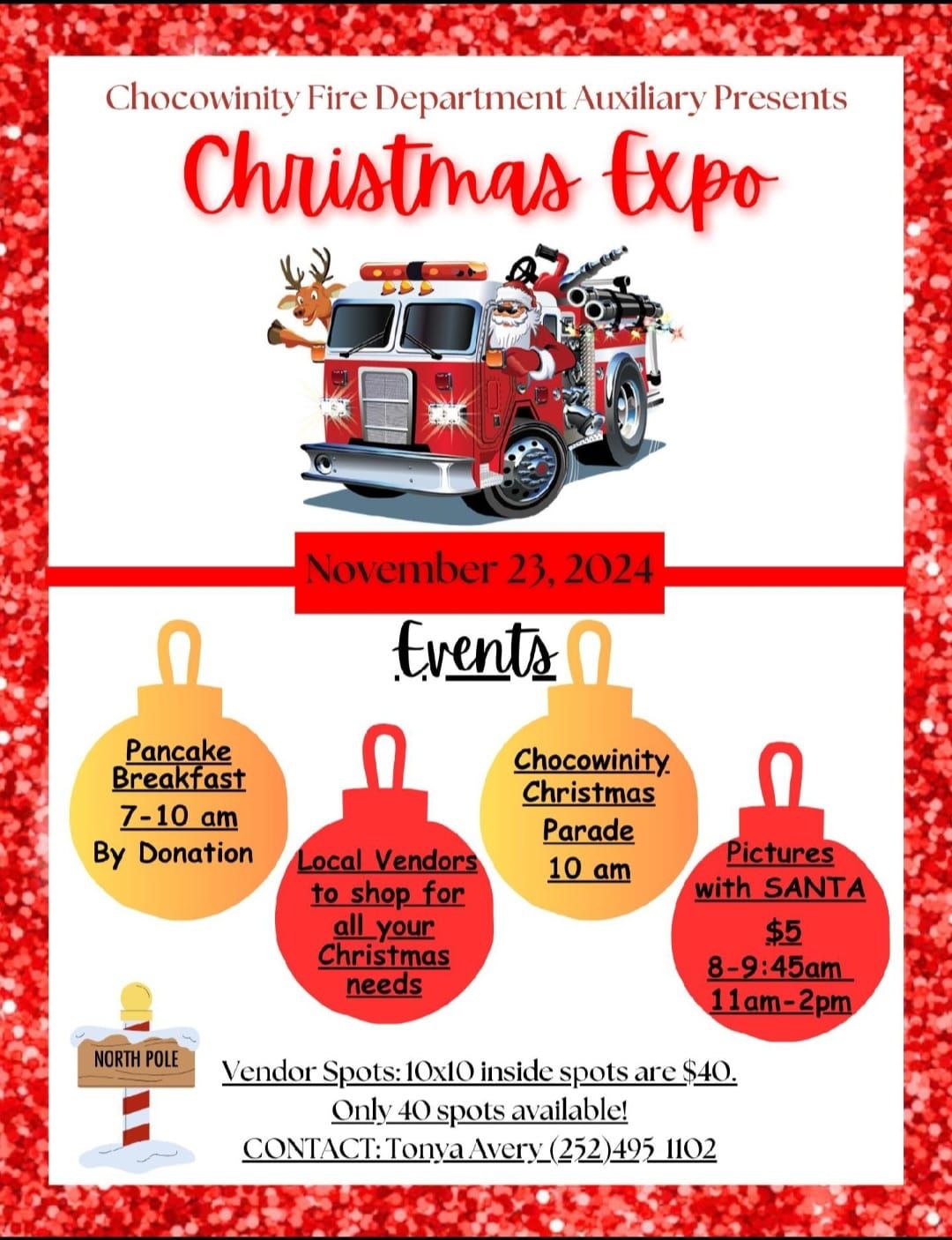 Chocowinity Fire Dept Auxiliary Christmas Expo