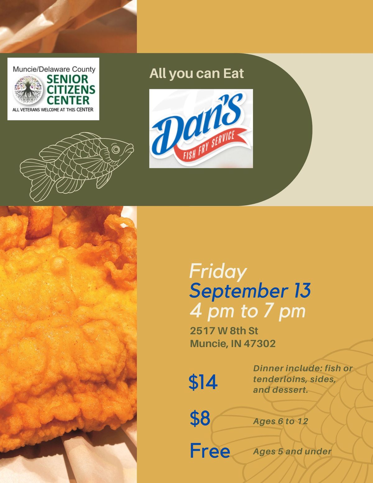 All-You-Can-Eat Dan's Fish Fry Fundraiser