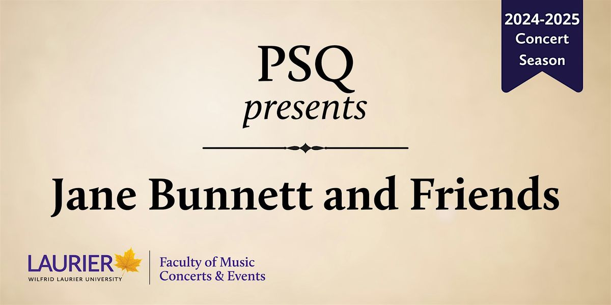 PSQ Presents: Jane Bunnett and Friends