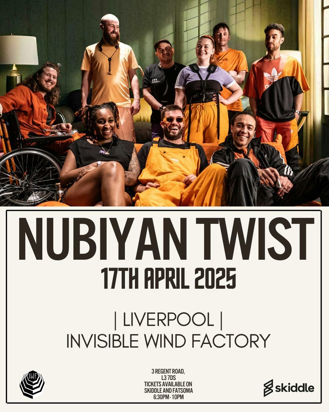 Nubiyan Twist at Invisible Wind Factory