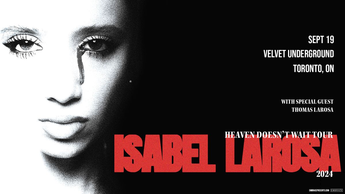 IsabelLaRosa @ Velvet Underground | September 19th