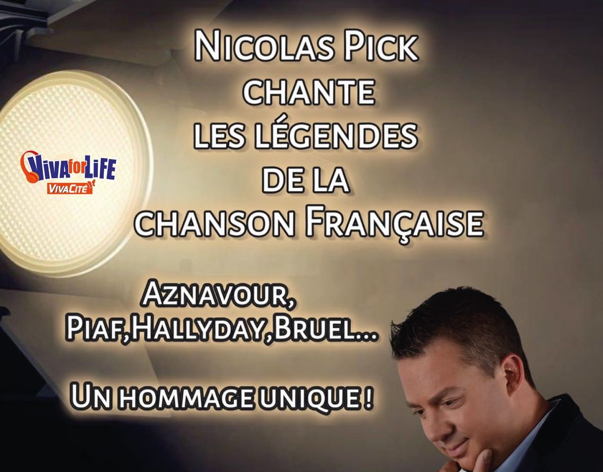 \ud83c\udfa4 Concert exceptionnel de Nicolas Pick au profit de Viva for Life !