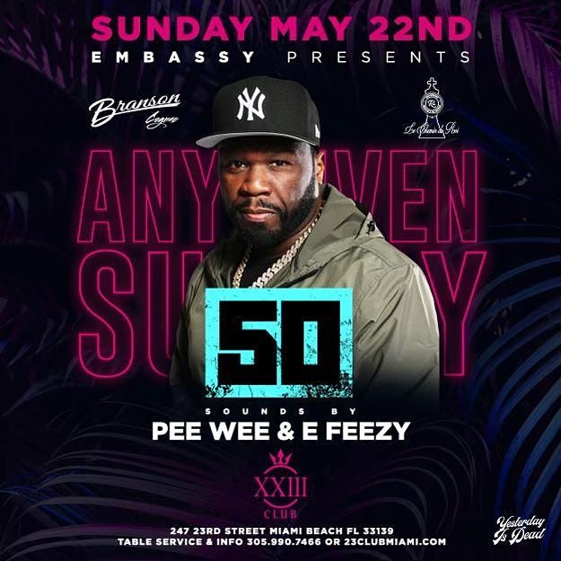 50 Cent: Any Given Sunday at Club 23  Miami 5\/29