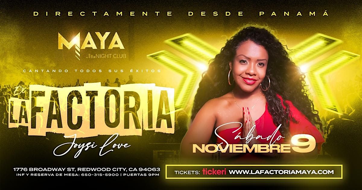 La Factor\u00eda en Concierto \u2022 Entrada Gratis @ Maya Nightclub