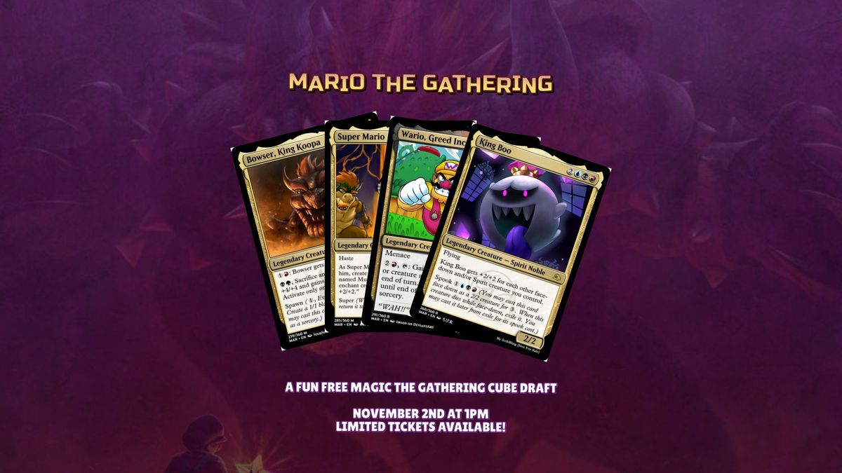 MARIO THE GATHERING | Free custom MTG Draft | Dice & Pins