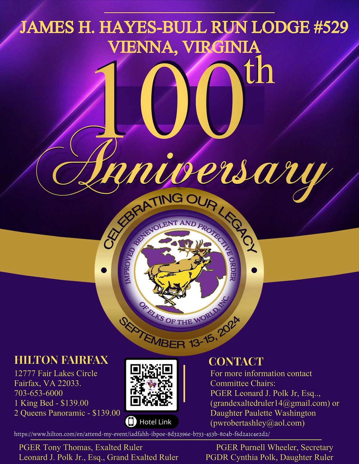 James H Hayes Lodge #529 - 100th Anniversary Celebration