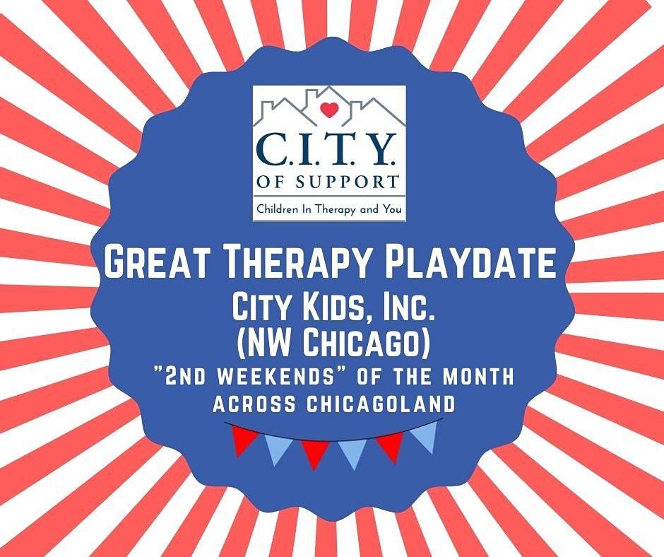 AUGUST: Great Therapy Playdate-City Kids, Inc. (NW Chicago)