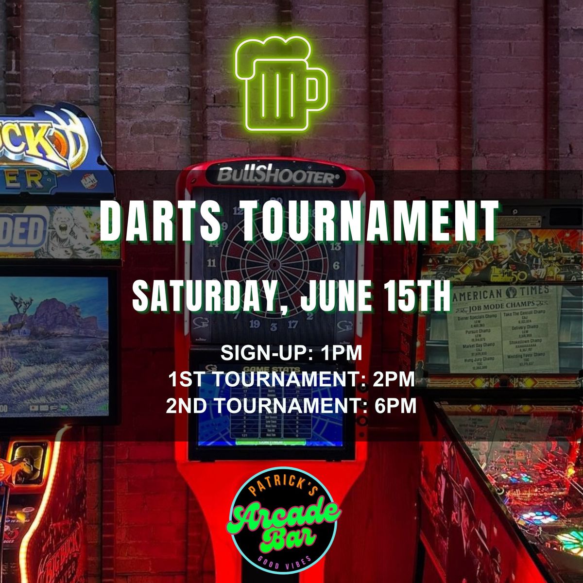 Patricks-ARCADE-BAR Darts Tournament