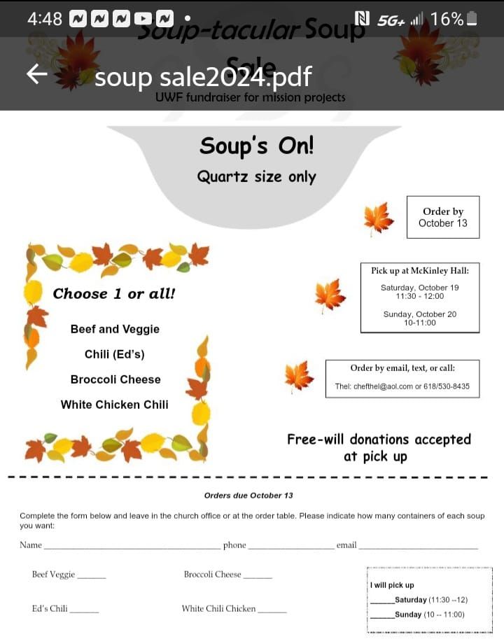 Soup-tacular Soup Sale