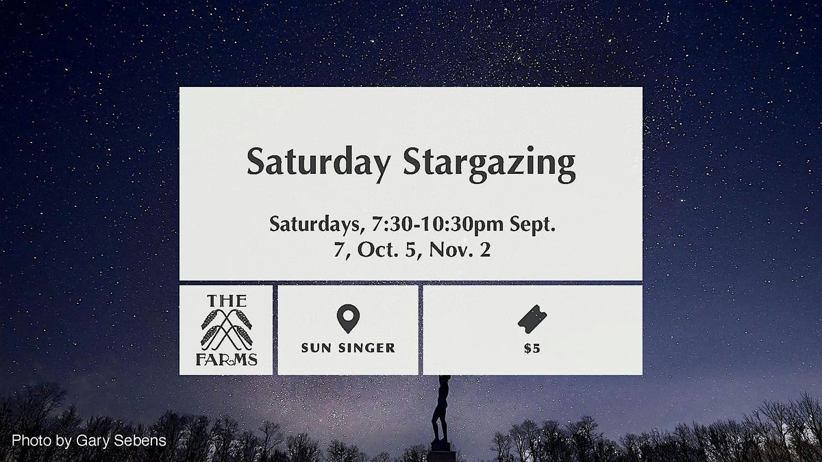 Saturday Stargazing