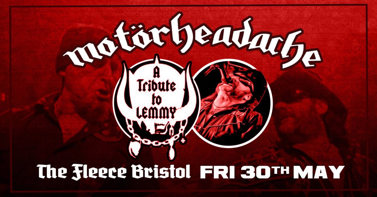 Motorheadache - A Tribute to Lemmy & Motorhead at The Fleece, Bristol 30\/05\/25