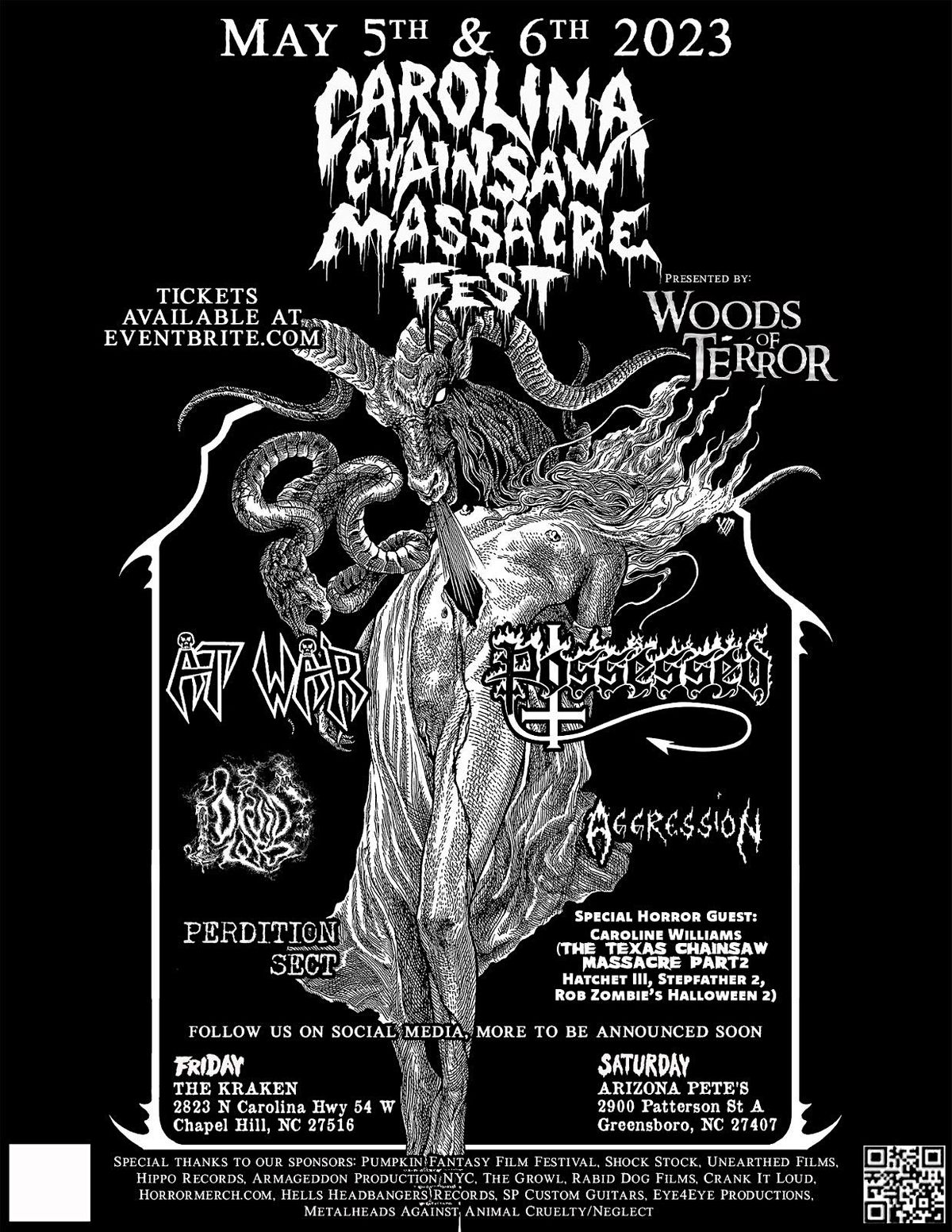 Carolina Chainsaw Massacre Fest 2023 Friday