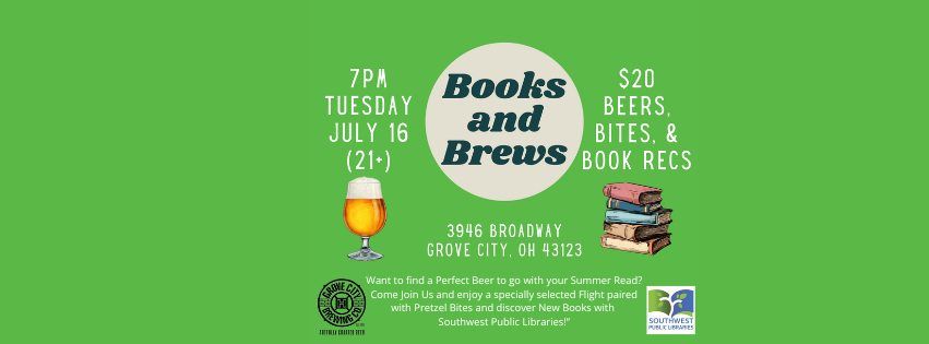 Beer, Bites, & Books Pairing!