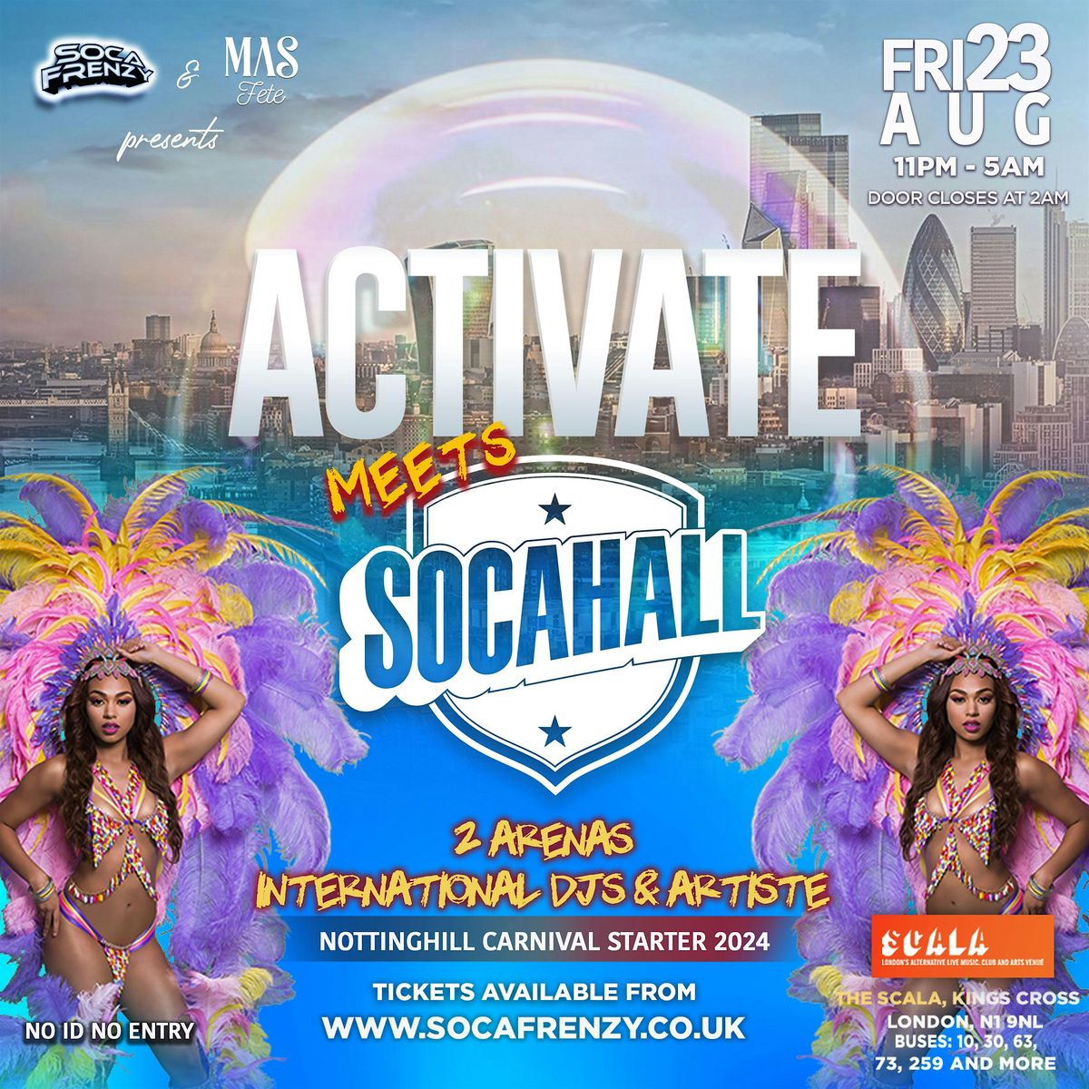 ACTIVATE Meets SOCAHALL - Notting Hill Carnival Starter 2024