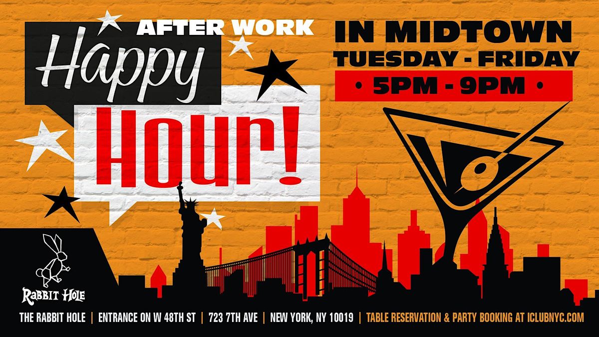 AFTER WORK HAPPY HOUR 59PM Times Square NYC, 723 7th Ave, New York, 22 February 2024