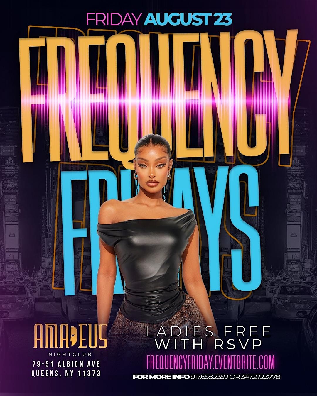 FREQUENCY FRIDAYS AT AMADEUS LADIES NIGHT OUT!