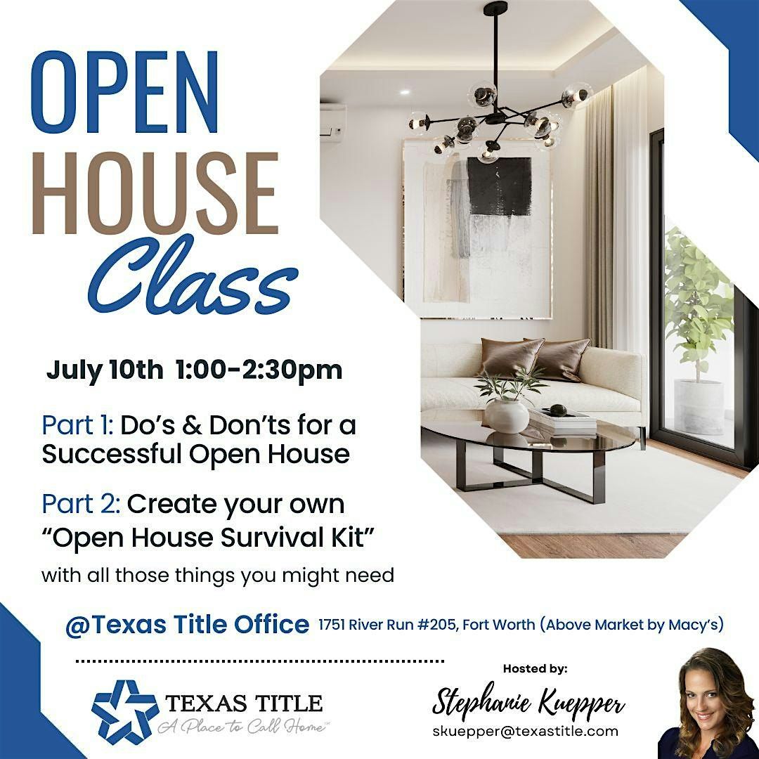 Open House Class for Realtors
