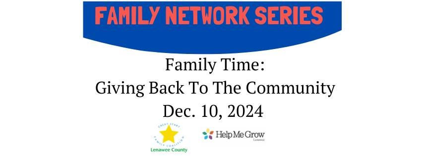  Family Time: Giving Back To The Community 