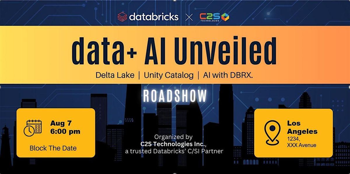 Data Futures Unveiled: AI, Delta Lake, and Data Governance Roadshow by C2S