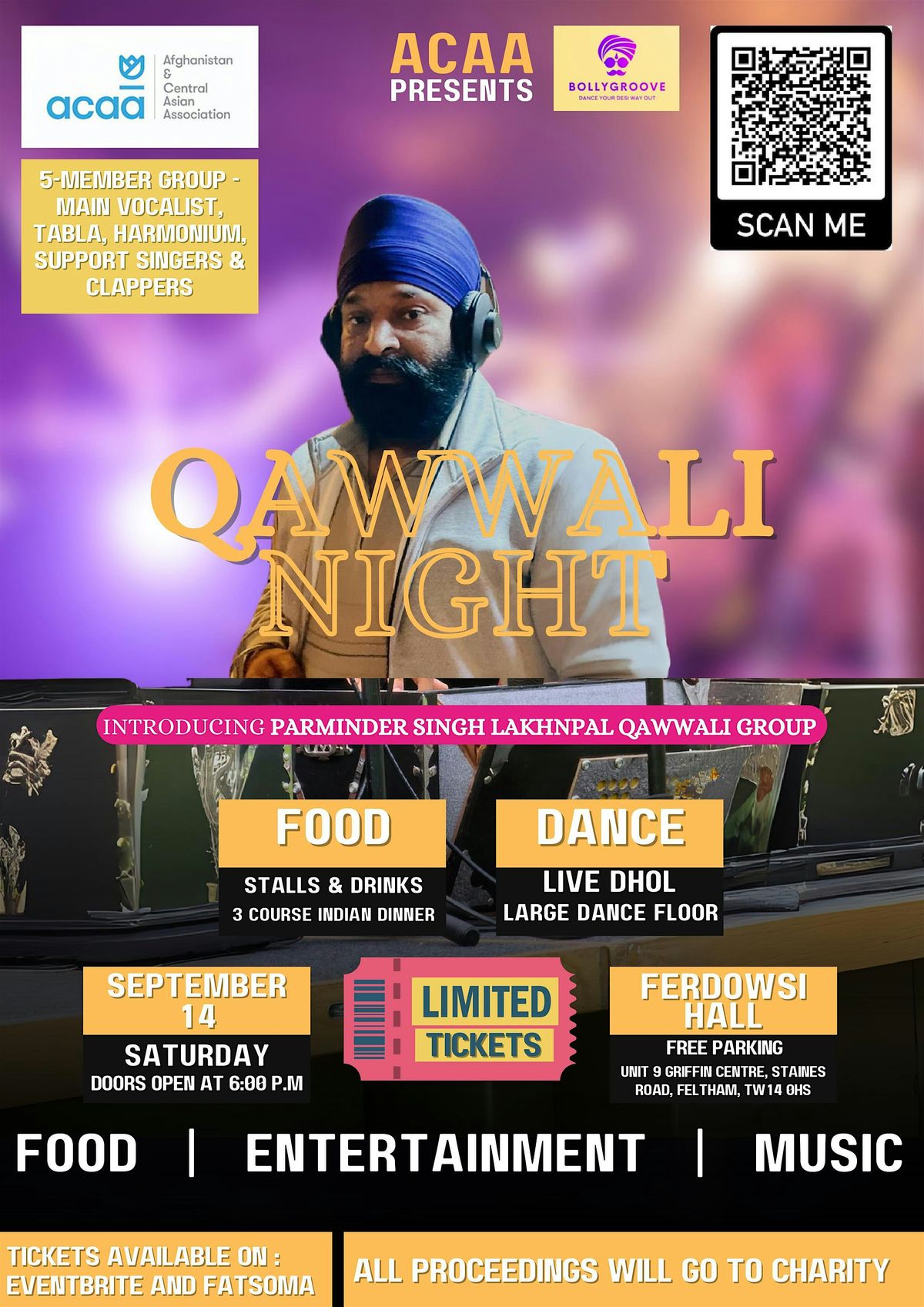 QAWWALI NIGHT WITH PARMINDER SINGH LAKHANPAL QAWWALI GROUP LIVE IN CONCERT