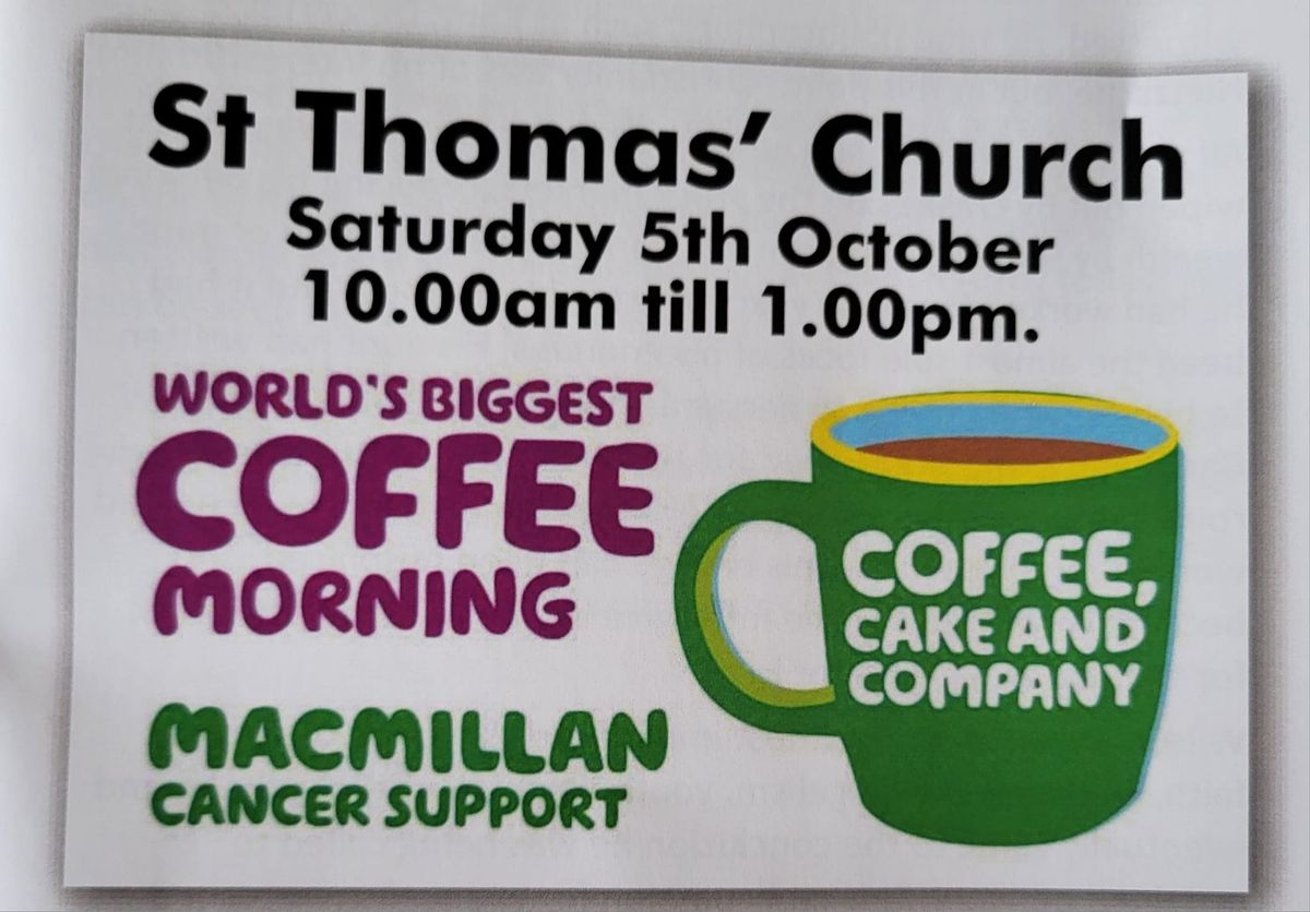 Macmillan Coffee morning 