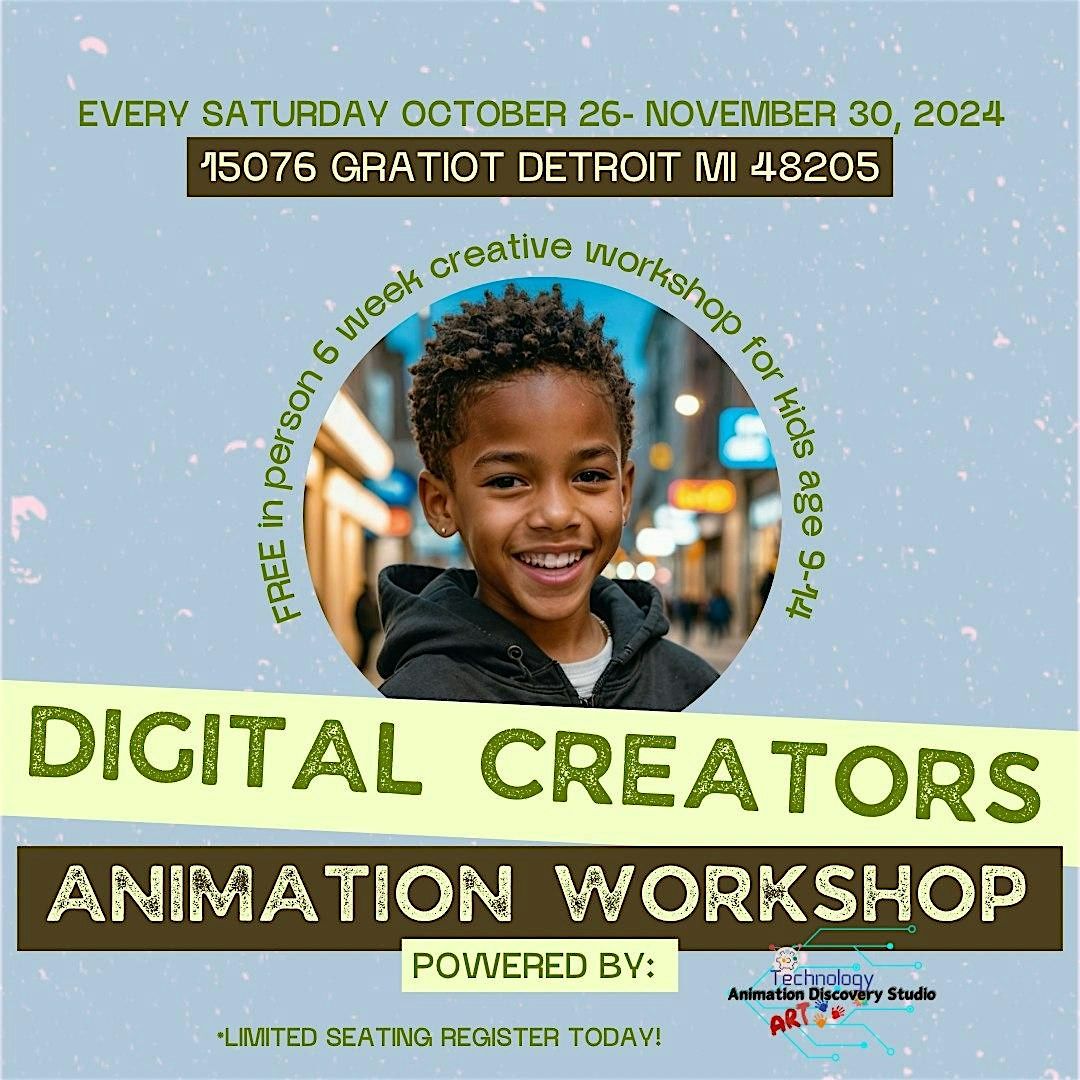 Digital Creators Animation Workshop!