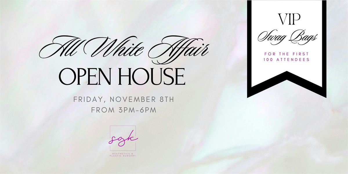 SGK Plastic Surgery Open House 2024: All White Affair