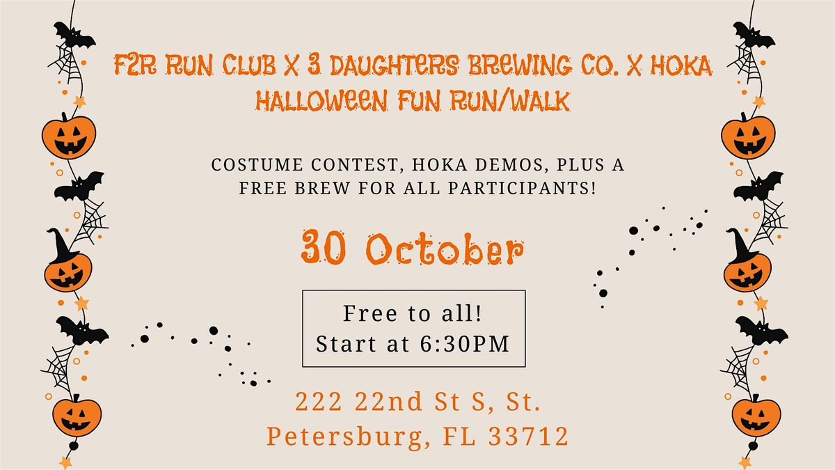 Fit2Run X HOKA 3 Daughters Halloween Fun Run