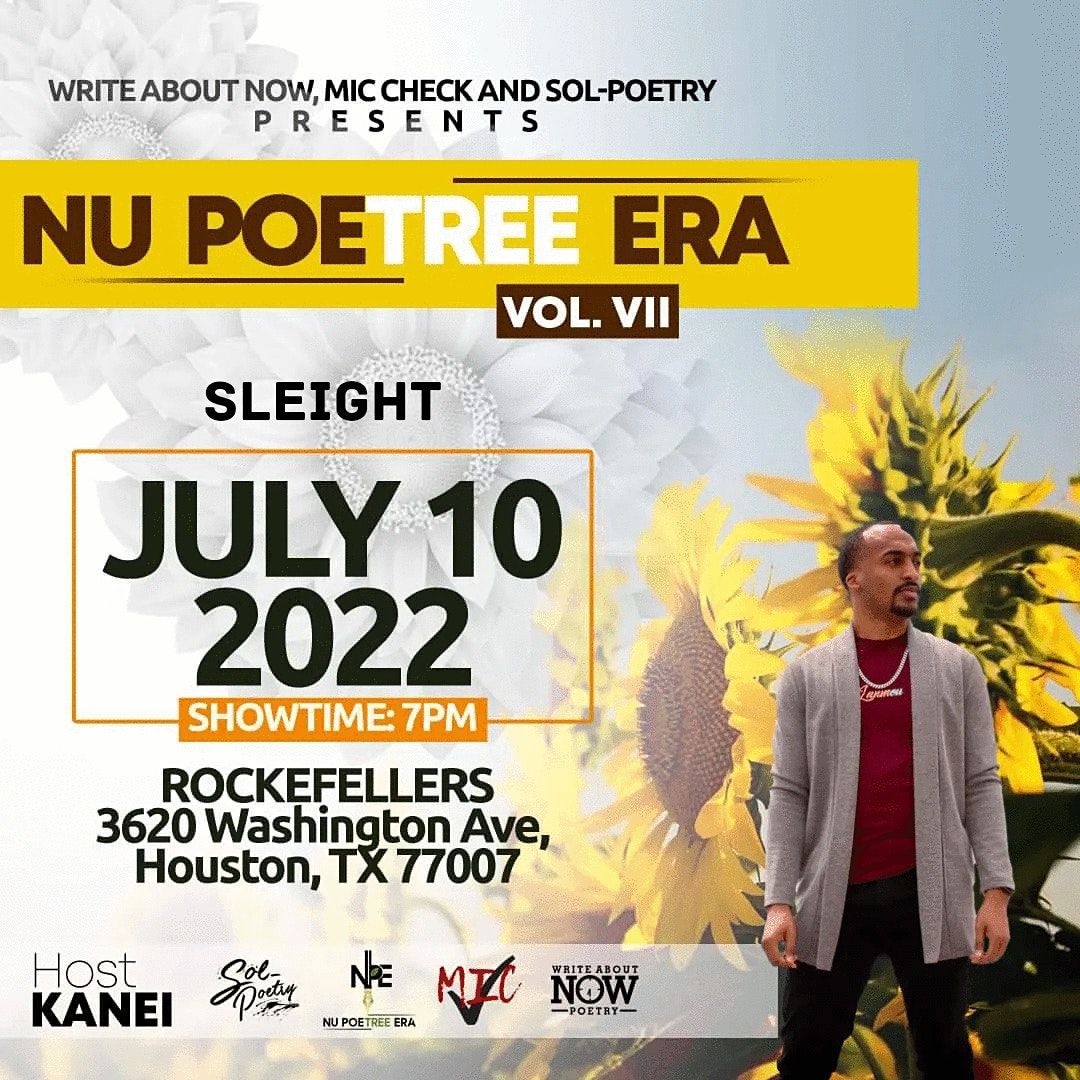 Nu PoeTree Era - Vol. 1.7 - Poetry Event (Sleight)