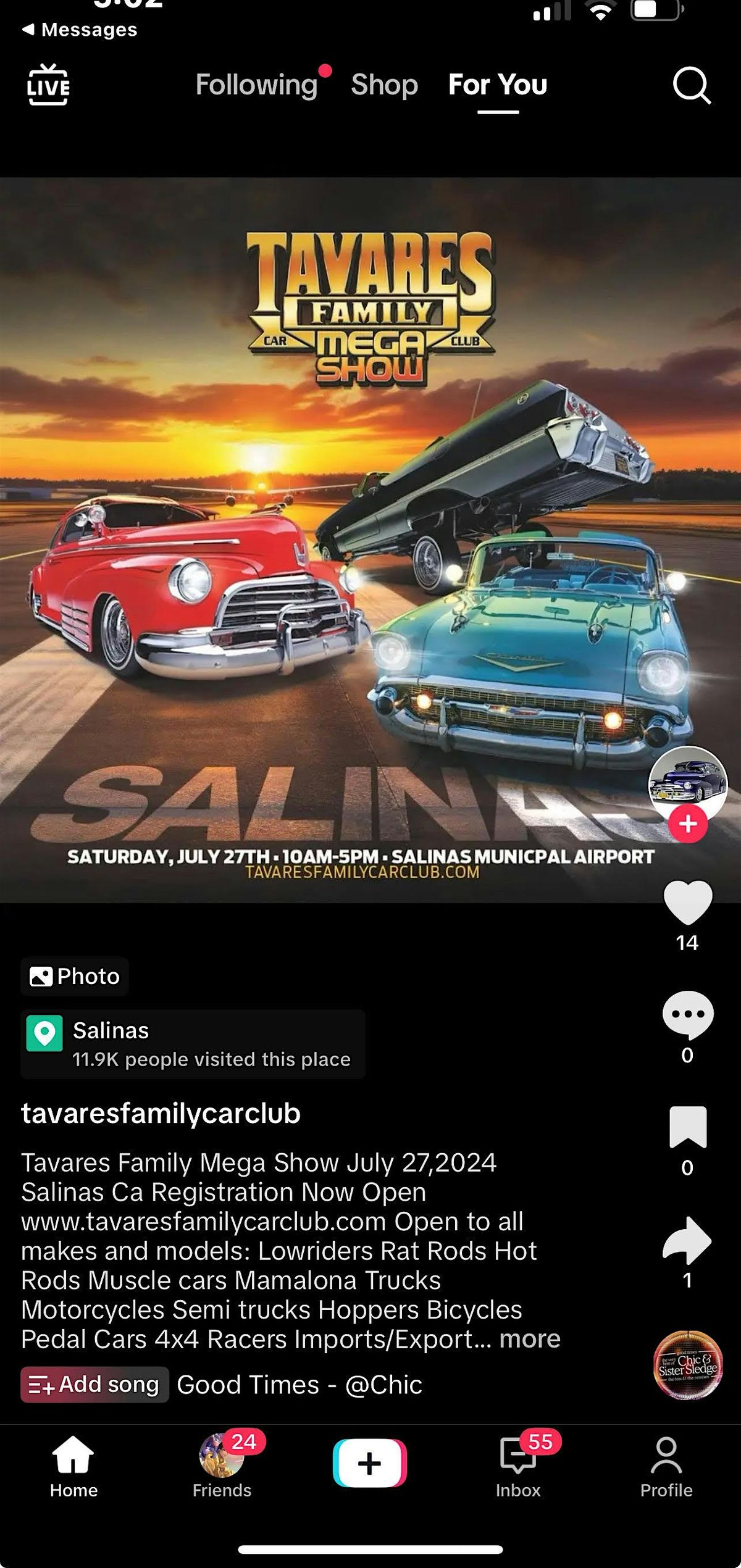 Tavares Family Car Club Mega Show 2024